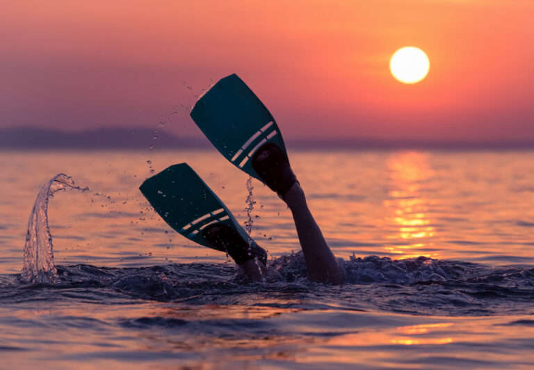 Snorkeling-sunset